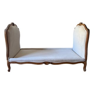 1880 European Walnut Daybed For Sale