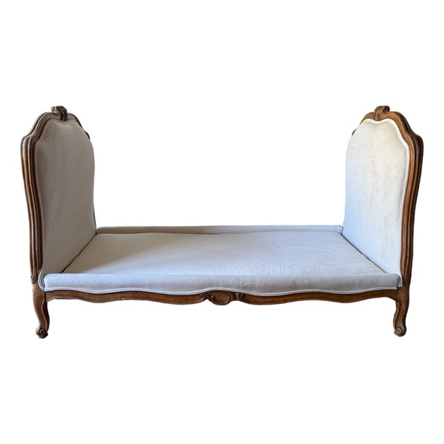 1880 European Walnut Daybed For Sale