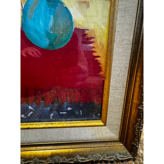 French Jean Claude Picot "Le Vase Bleu De Madrid" Serio Lithograph For Sale - Image 3 of 9