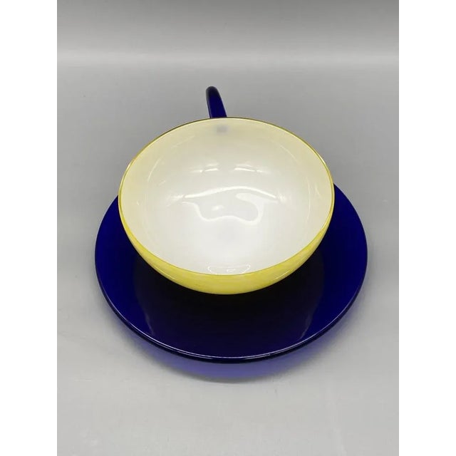 Postmodern Italian Murano Glass Cup by Ivan Baj for Arcade For Sale - Image 3 of 7
