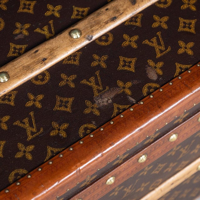 1930s Vintage French Cabin Trunk in Monogram Canvas from Louis Vuitton, 1930 For Sale - Image 5 of 18