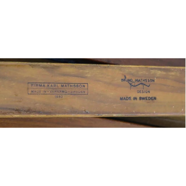 1960s Maria Table by Bruno Matthson for Firma Karl Mathsson, Sweden For Sale - Image 9 of 9