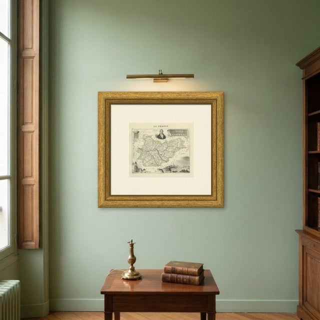 Antique Map of Tarn-Et-Garonne, Montauban and Castelsarrasin, 1860 For Sale - Image 10 of 12