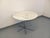 Vintage Round Dining Table in White Marble and Chrome Metal, 1970s For Sale - Image 6 of 17