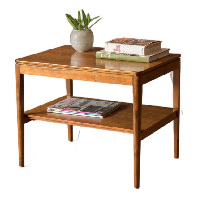 Kipp Stewart & Stewart MacDougall “Declaration” Walnut End Table for Drexel For Sale
