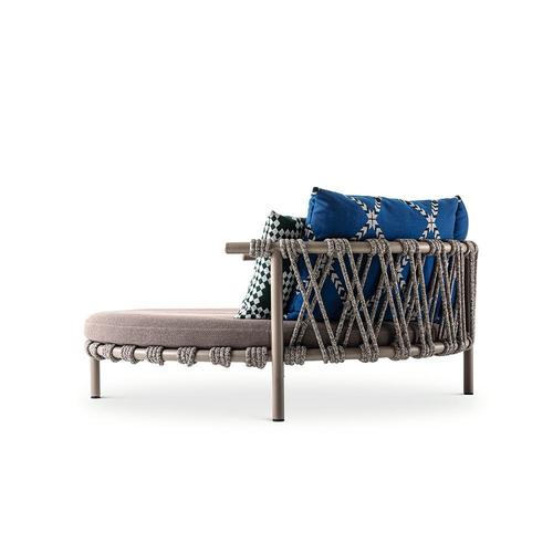Steel, Rope and Fabric Trampoline Outdoor Sofa by Patricia Urquiola for Cassina For Sale - Image 6 of 8