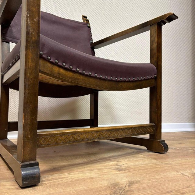 Antique Fireside Chairs by Alfred Loos, 1930, Set of 4 For Sale - Image 3 of 13