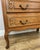 Vintage French Louis Style Oak Chest of 3 Drawers For Sale - Image 9 of 15