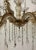 Early 20th Century Vintage Maria Theresa 12 Arm Crystal and Glass Chandelier For Sale - Image 5 of 11