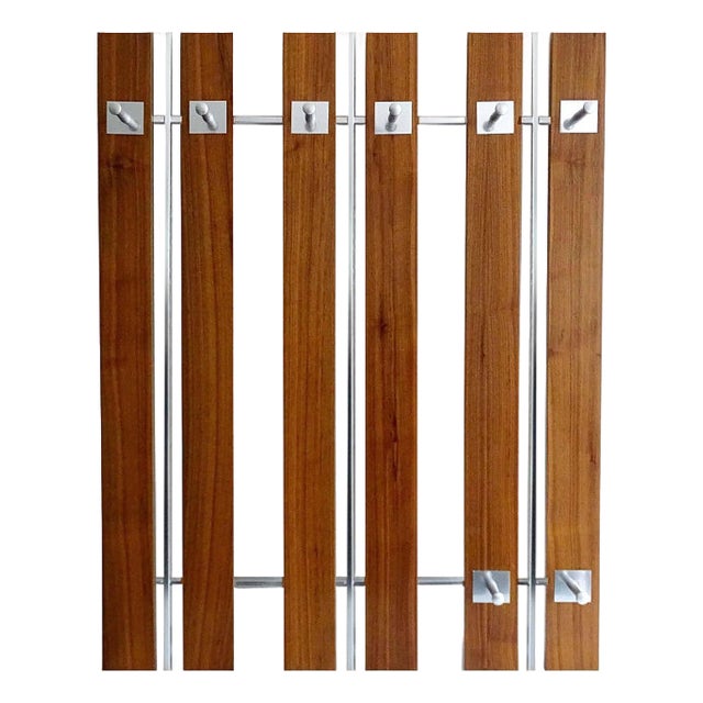 Large Scandinavian Coat Rack in Teak For Sale