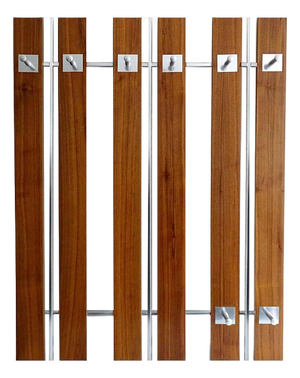 Large Scandinavian Coat Rack in Teak