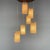 1970s Mid-Century Cascade Wood & Crushed Plastic Pendant Light, 1970s For Sale - Image 5 of 9