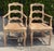 Vintage Louis XV-Style Carved Accent Chairs With Rush Seats, Pair For Sale - Image 4 of 12
