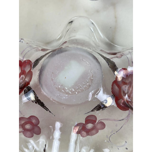 Glass Ashtrays in Decorated Murano Glass, Italy, 1960s, Set of 2 For Sale - Image 7 of 10