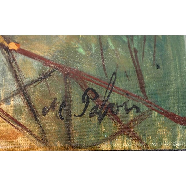 Michel PABOIS Paris: the Institut de France which leads to the Seine Oil on canvas Signed lower right And titled on the...