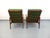 Vintage Scandinavian Chairs in Teak and Green Fabric, 1960s, Set of 2 For Sale - Image 10 of 18