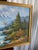 Mid 20th Century Mid 20th Century Large 39" Vintage W. Chapman Mountain Oil – Heavy Texture For Sale - Image 5 of 11