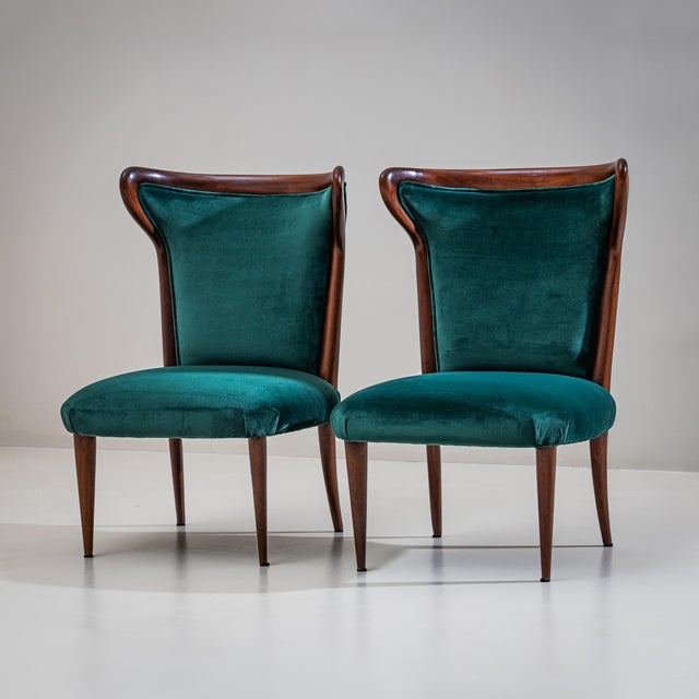 Pair of Lounge Chairs, Italy, 1950s For Sale - Image 17 of 18