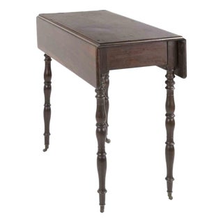 Mid-Century Modern Mahogany Side Table, Italy For Sale