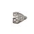 Contemporary Mid 20th Century Platinum/Palladium Diamond Shield Brooch/Pendant For Sale - Image 3 of 6