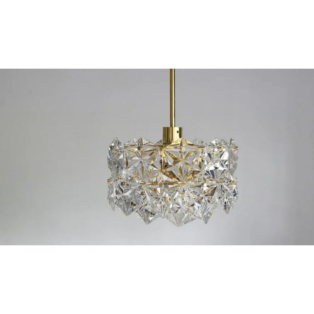 Mid-Century Modern German Chandelier Royal Kristall from Kinkeldey, 1960s For Sale - Image 3 of 11
