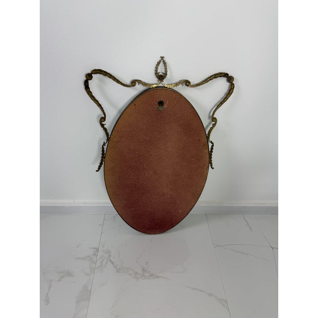 Mid-Century Italian Brass Mirror, 1960s For Sale - Image 16 of 17