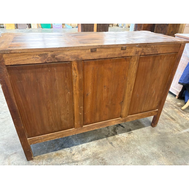 Buffet Provençal Louis XV Style Circa 1880 Walnut Wood From South East of France. For Sale - Image 4 of 6
