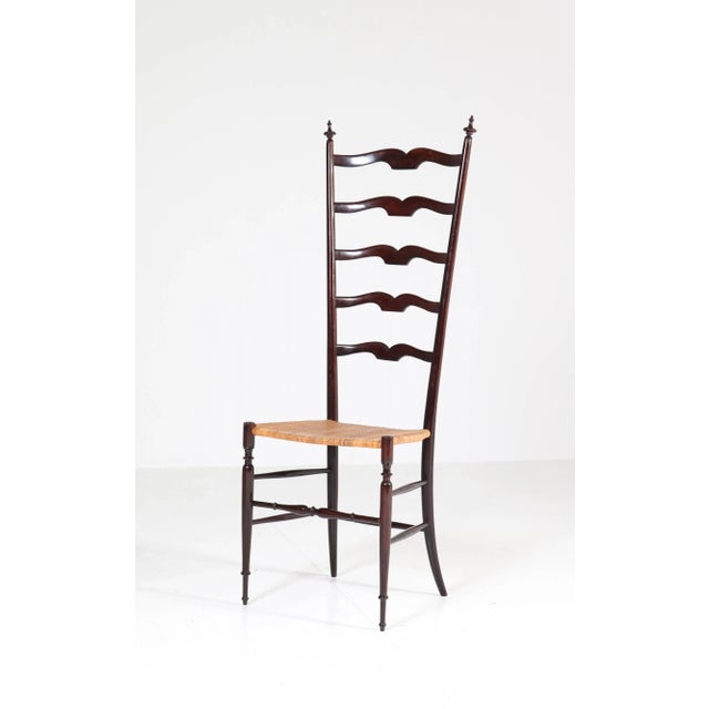 Mid-Century Italian Chiavari Hall Chair, 1950s For Sale - Image 12 of 13