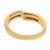 Vintage Ruby Diamond 18k Yellow Gold Bypass Ring, Size 6.75 For Sale In Los Angeles - Image 6 of 7