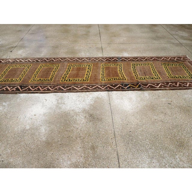 Galerie Shabab Collection Mid-20th Century Turkish Anatolian Tribal Runner For Sale In New York - Image 6 of 10