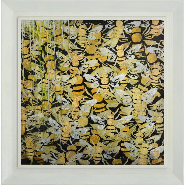 Lola Vitelli, Aria di Miele, 2021, Mixed Media on Canvas, Framed For Sale - Image 11 of 11