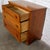 1930s to 1950s Transitional Solid Maple Gentleman’s Chest With Hand Carved Pulls and Wall Mirror For Sale - Image 17 of 18
