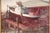 Painting of a Boat in Dry Dock by Sam Hyde Harris (1889-1977) For Sale - Image 4 of 13