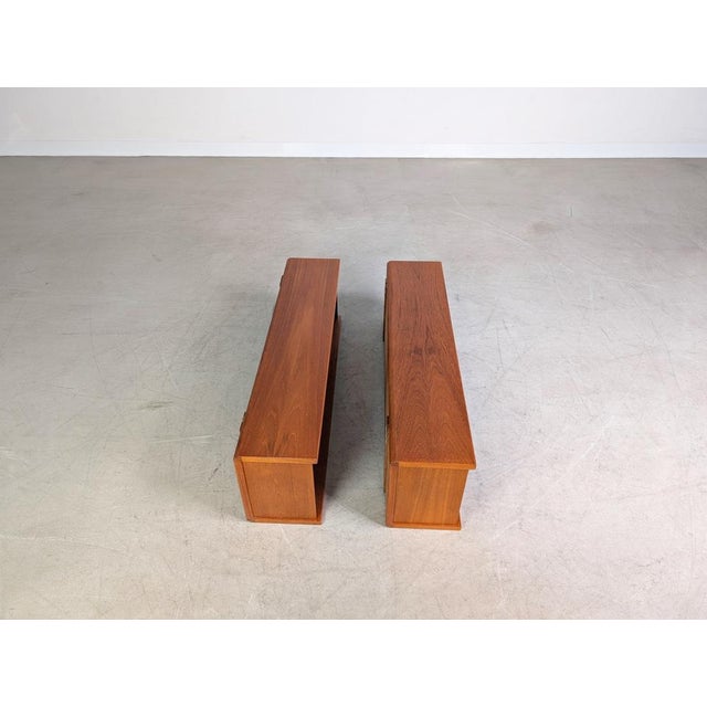 Mid-Century Teak Wall Units by P.B. Lutherson, Set of 2 For Sale - Image 6 of 9