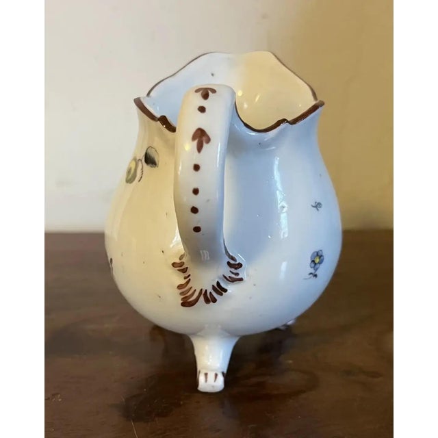 Antique 18th Century German Frankenthal Porcelain Cream Jug by Carl Theodor, Circa 1771 For Sale - Image 9 of 13