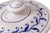 Blue Mancioli Italian Ceramic Kitchen Cannisters, Set of 3 For Sale - Image 8 of 9
