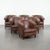 English Style Cognac Cowhide Club Armchairs, Set of 6 For Sale - Image 15 of 15