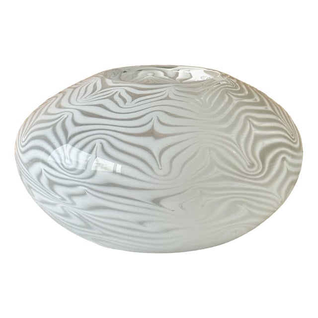 Pillow Vase in Clear Glass by Richard Rooze, 2008 For Sale