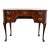 Henredon Queen Anne Mahogany Kidney Shaped Desk or Vanity For Sale