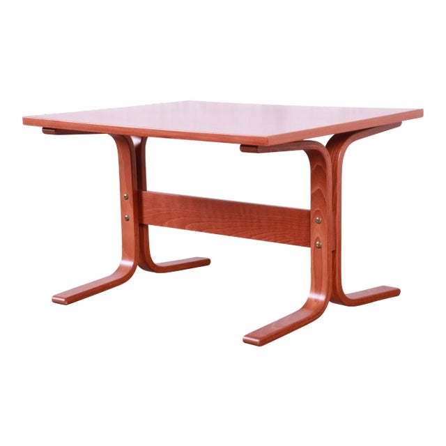 Ingmar Relling for Westnofa Bentwood Teak Siesta Occasional Side Table For Sale