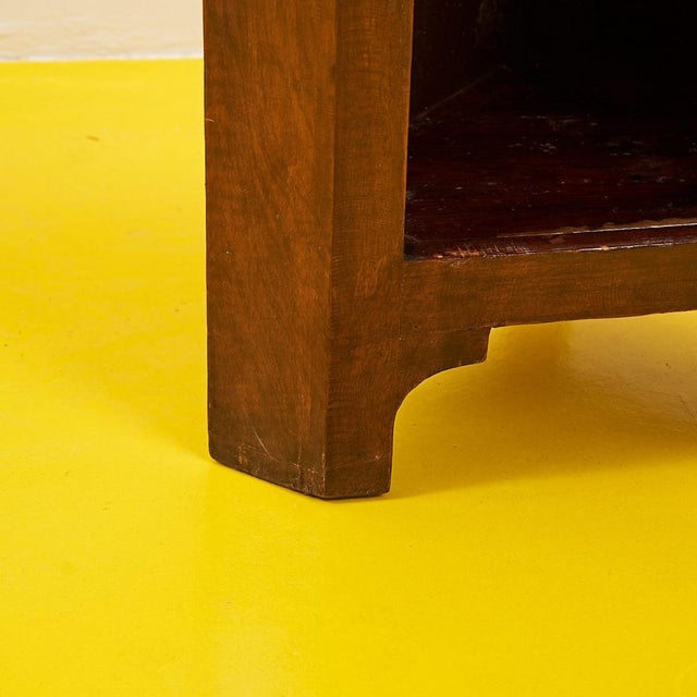 Wood Rustic Cantonal Corner Cabinet, 1900s For Sale - Image 7 of 11