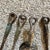 Sunflower Arts & Crafts Wrought Iron Fireplace Hearth Set Hand Forged 1900s For Sale - Image 11 of 15