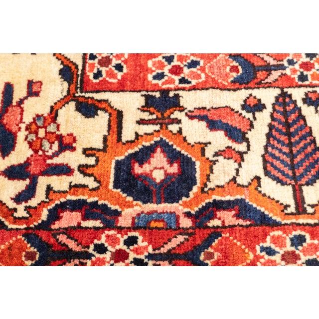 Semi-Antique Hand-Knotted Persian Bakhtiari Rug 5'5" X 8'9" For Sale - Image 10 of 18