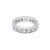 Contemporary Graff 18ct White Gold Diamond Eternity Ring 1.80ct 5.53g, Size 5.5 For Sale - Image 3 of 14
