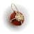 Metal 1900-1909 Pre-Revolutionary 14k Gold Coral Earrings, A Pair For Sale - Image 7 of 11