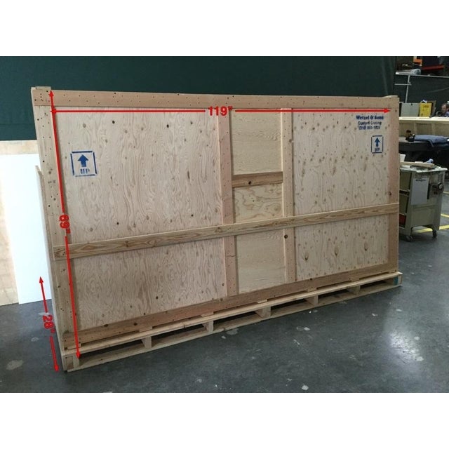 Large Mirror With Hanging Hardware For Sale - Image 4 of 7