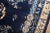 Art Deco Vintage Navy Chinese Peking Rug - 8'11" x 11'6" For Sale - Image 3 of 8
