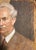 Modern Reusing Fritz, Portrait of a Gentleman with Cigarillo, 1940, Pastel For Sale - Image 3 of 13