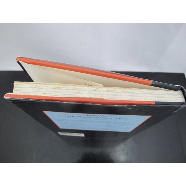 Paper Ray Bradbury Hand Signed With Pumpkin Drawing Halloween Tree Hardcover Book For Sale - Image 7 of 8