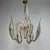 Large Brass and Murano Glass Leaves Chandelier, Italy, 1980s For Sale - Image 3 of 11